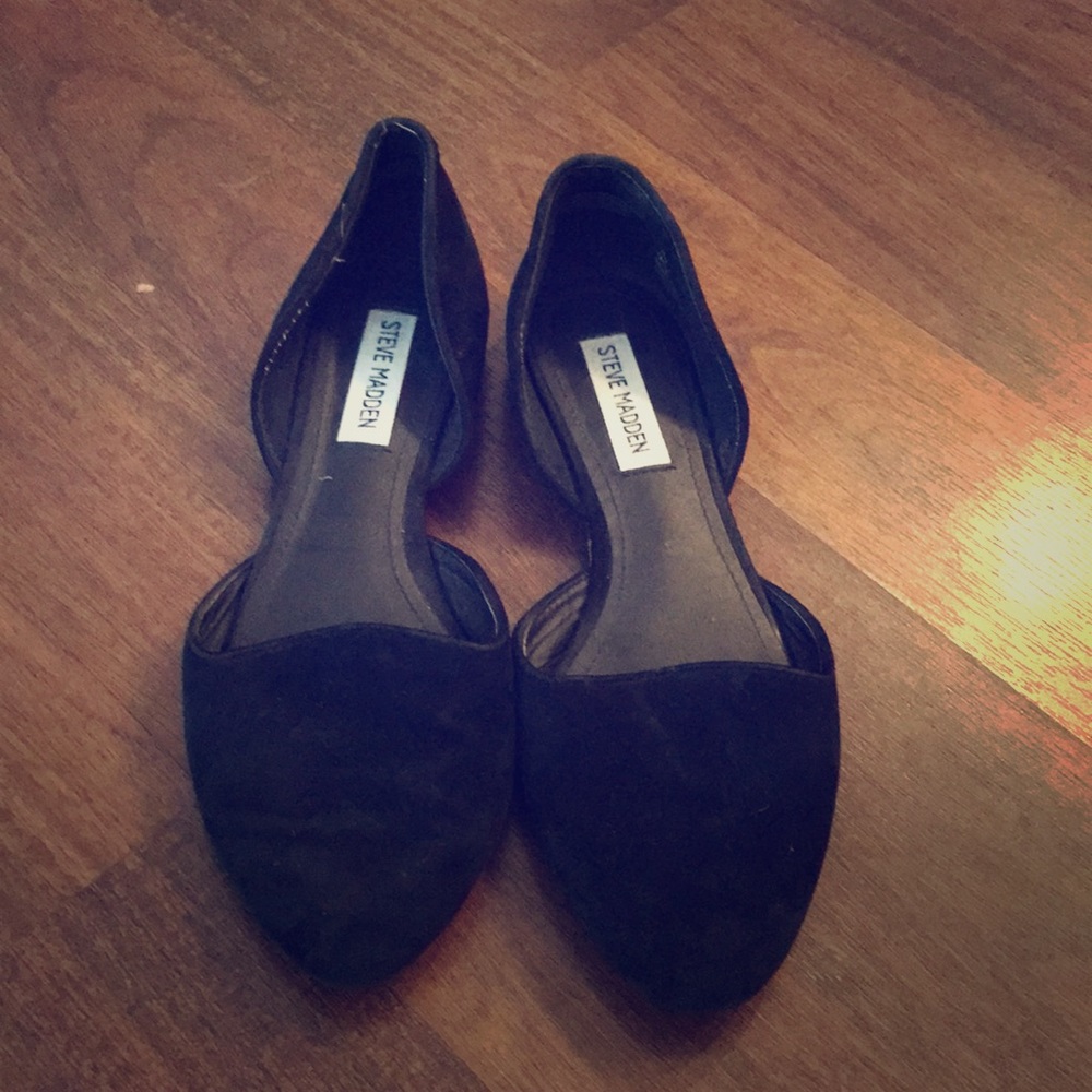 Steve Madden Black flats